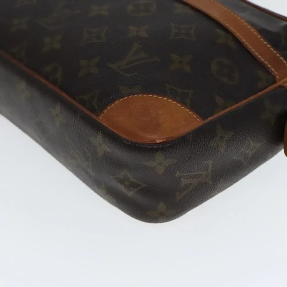 Louis Vuitton Monogram Compiegne 28 Clutch Bag Brown